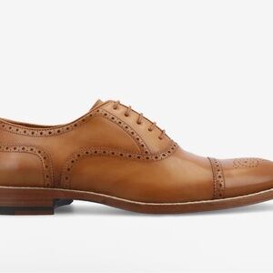 Taft Honey Tan Leather Oxford Shoes